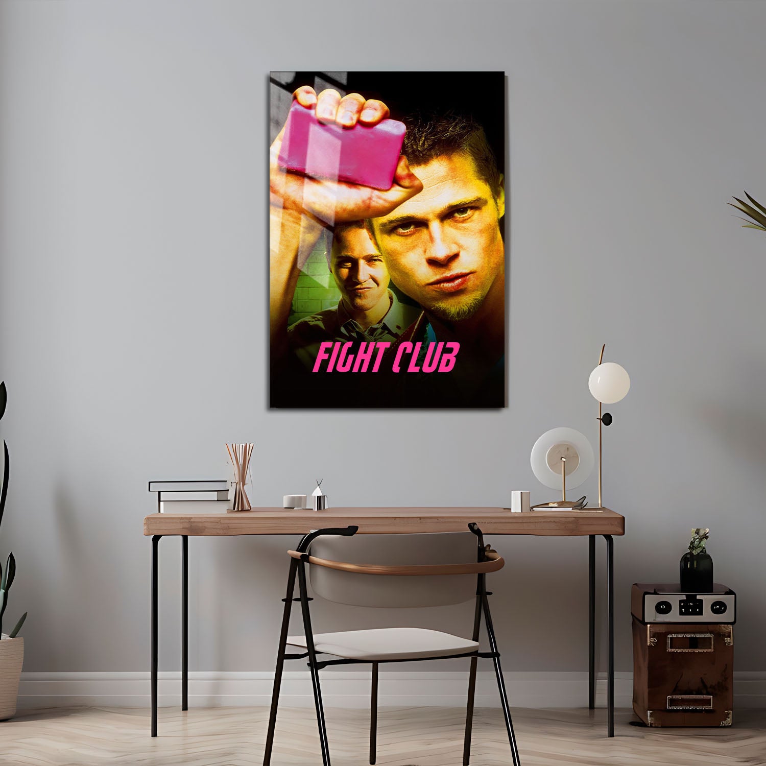 Flex Designs Metal Poster Fight Club Original 5 x 7" Home Goods - Movie 1999 Movie Metal Poster