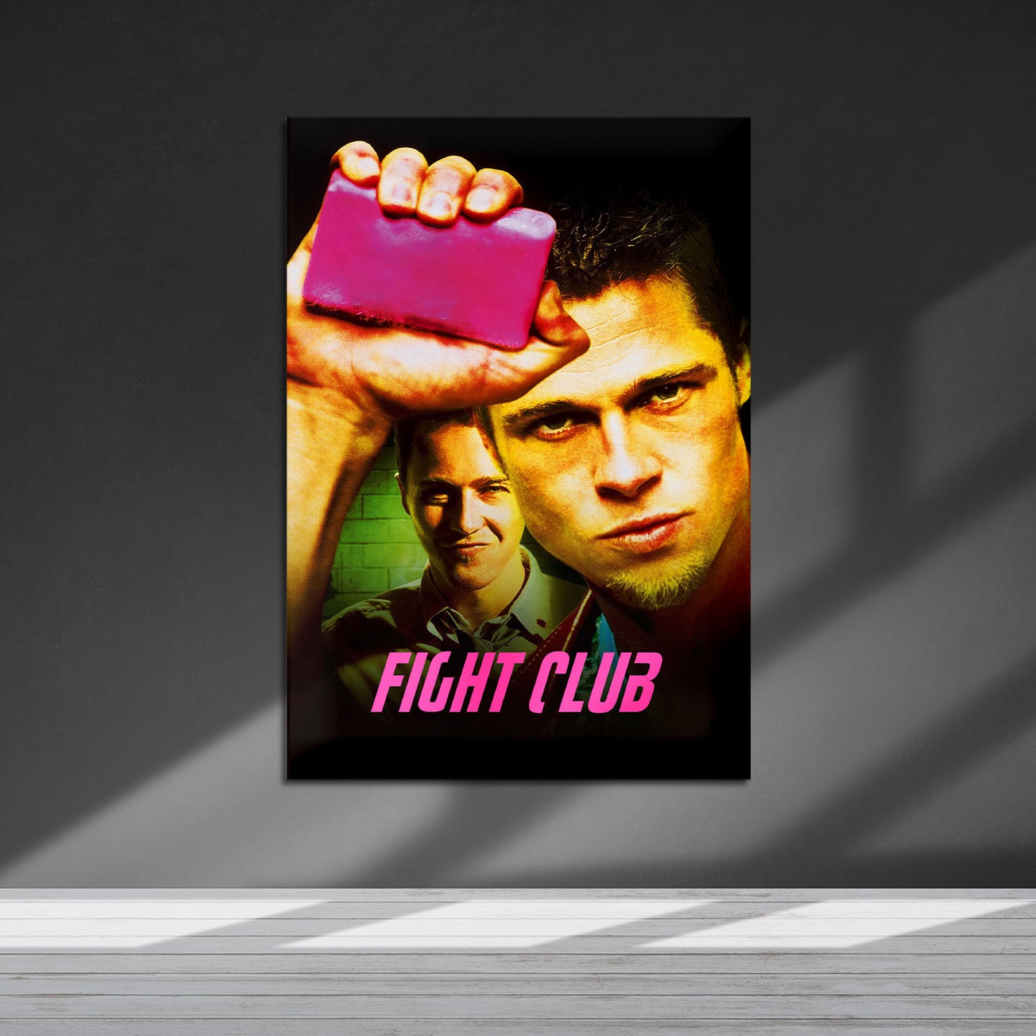 Flex Designs Metal Poster Fight Club Original 5 x 7" Home Goods - Movie 1999 Movie Metal Poster