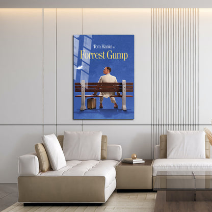 Flex Designs Metal Poster Forrest Gump Cover 16 x 24" Home Goods - Movie 1994 Movie Metal Poster