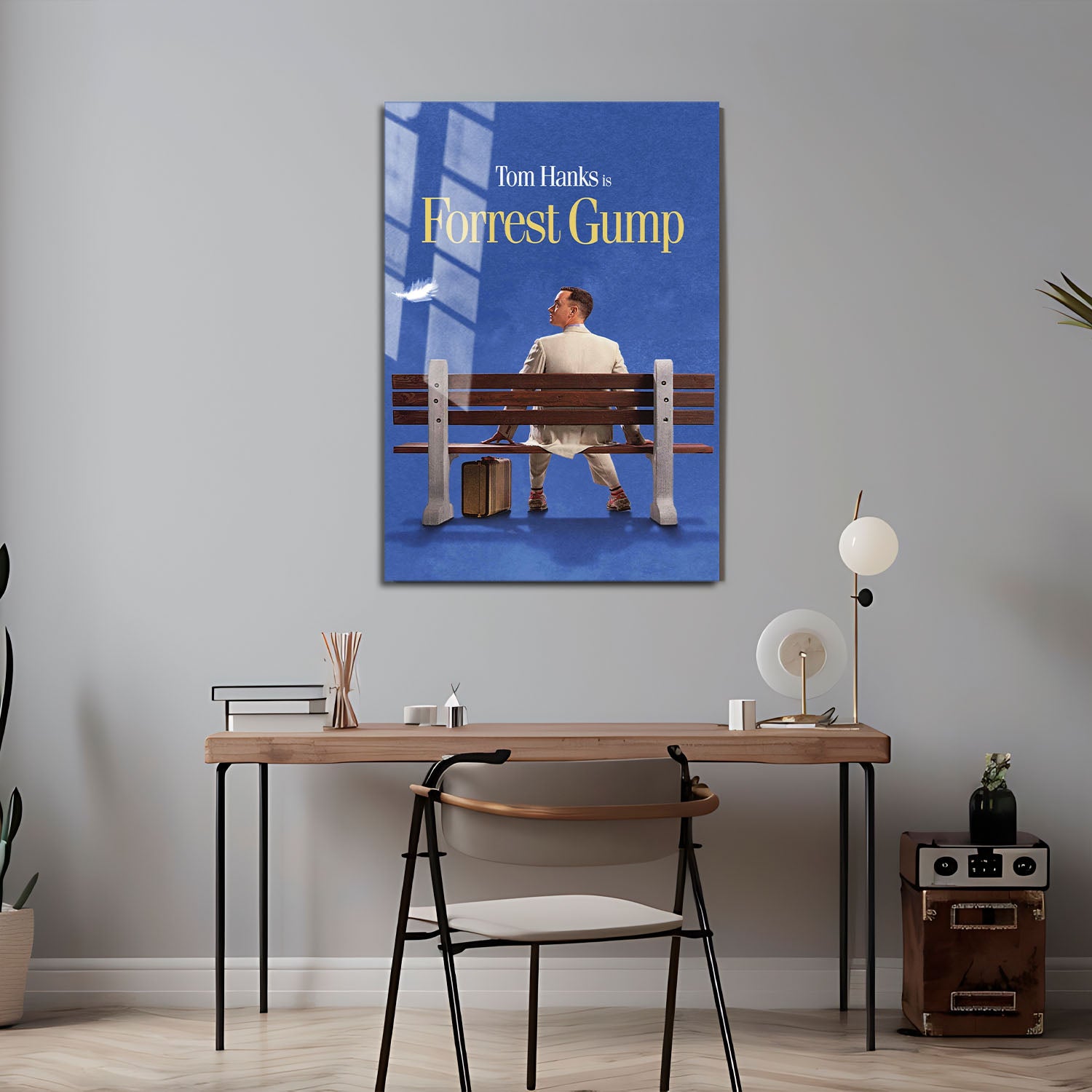 Flex Designs Metal Poster Forrest Gump Cover 5 x 7" Home Goods - Movie 1994 Movie Metal Poster
