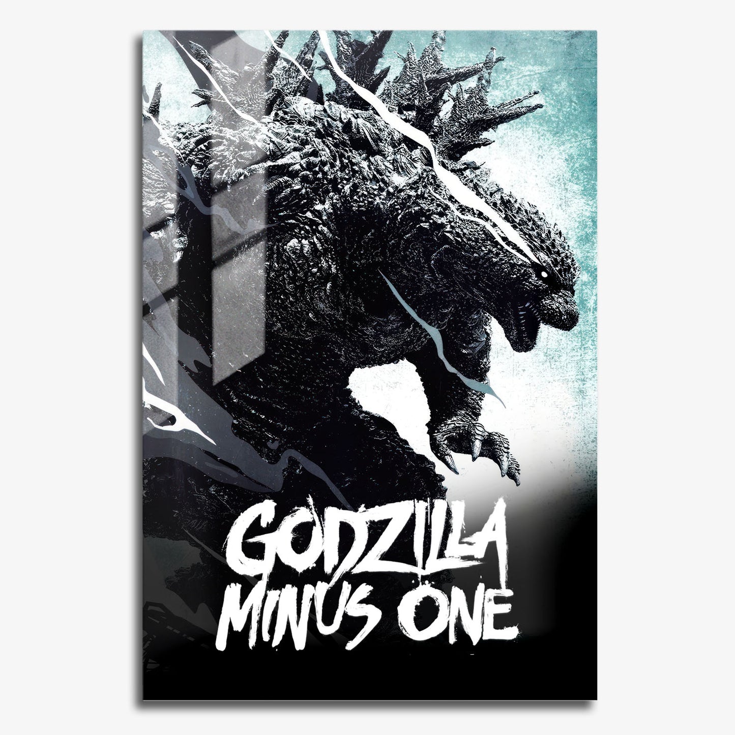 Flex Designs Metal Poster Godzilla Minus One Cinematic 11 x 17" Home Goods - Movie 2023 Movie Metal Poster