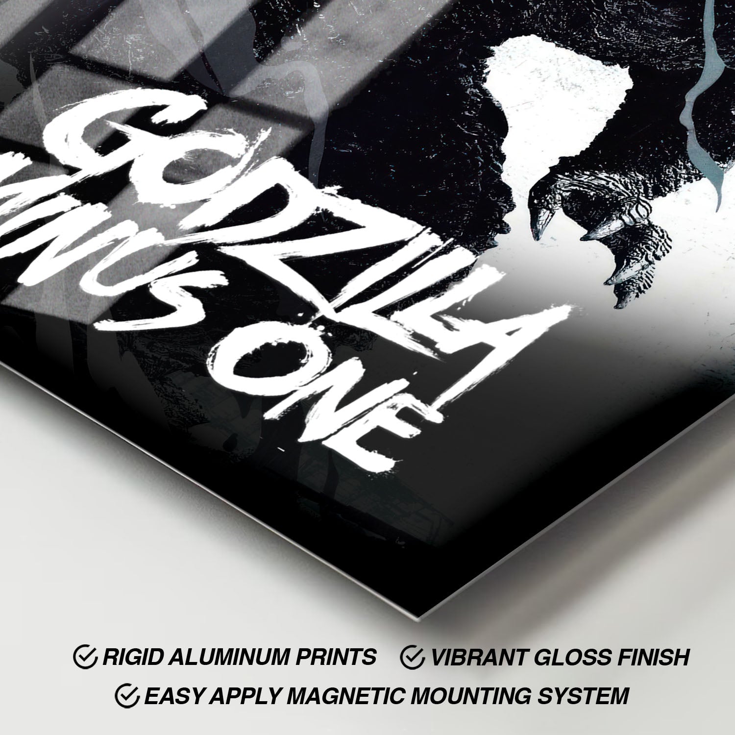 Flex Designs Metal Poster Godzilla Minus One Cinematic 11 x 17" Home Goods - Movie 2023 Movie Metal Poster