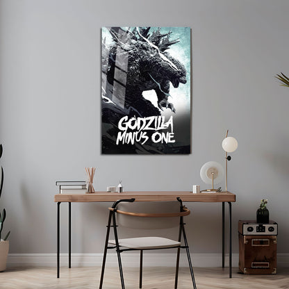 Flex Designs Metal Poster Godzilla Minus One Cinematic 5 x 7" Home Goods - Movie 2023 Movie Metal Poster