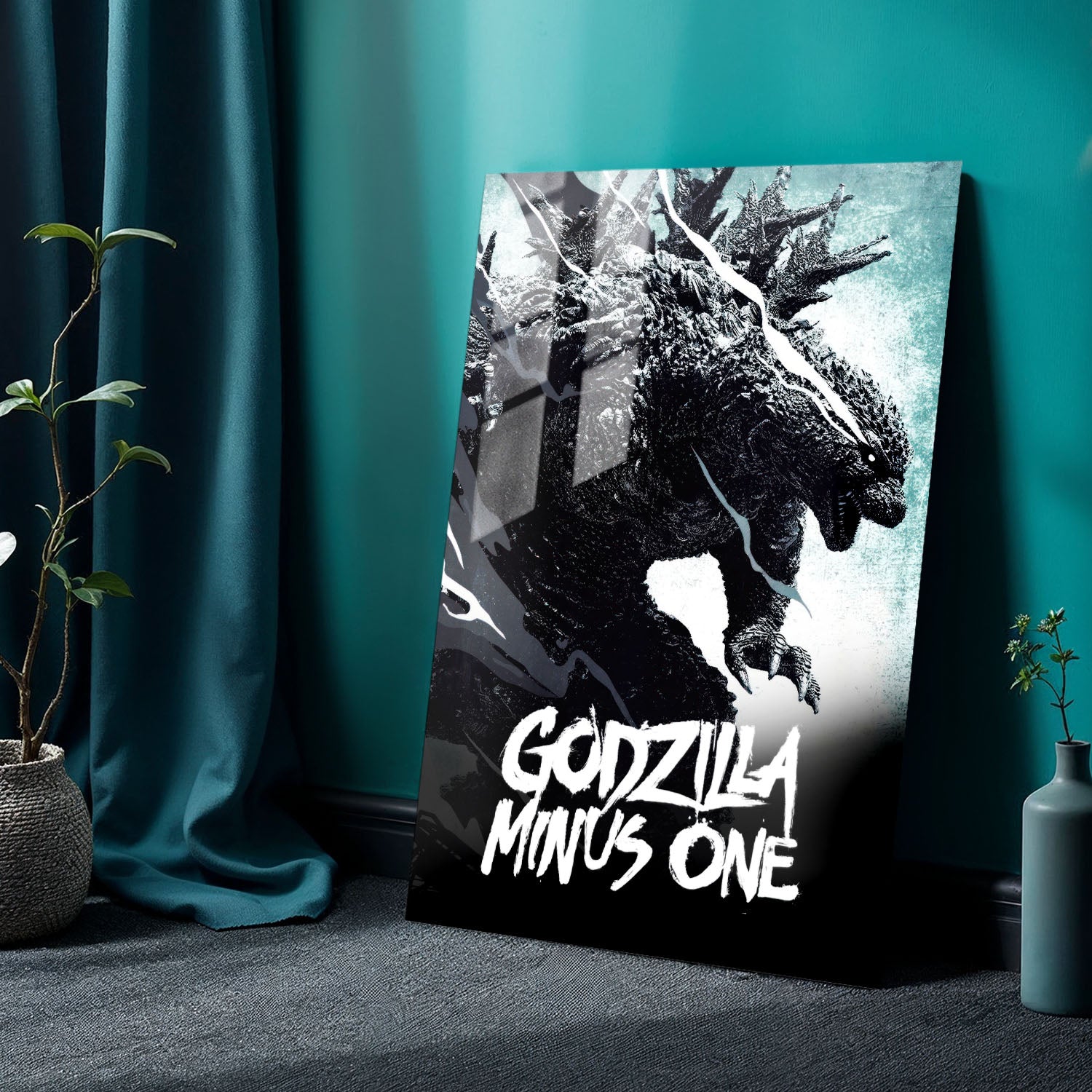 Flex Designs Metal Poster Godzilla Minus One Cinematic 24 x 36" Home Goods - Movie 2023 Movie Metal Poster