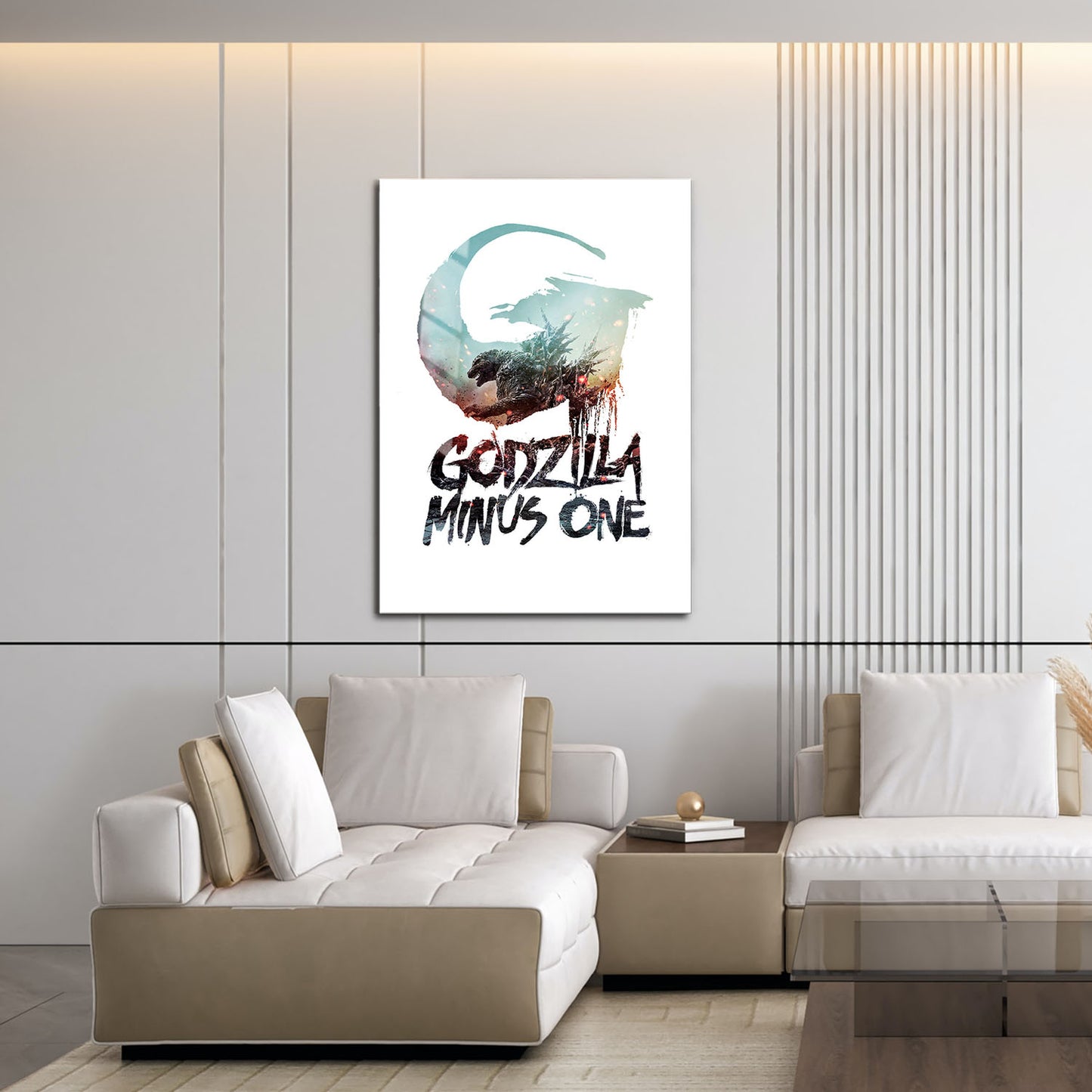 Flex Designs Metal Poster Godzilla Minus One Simple 16 x 24" Home Goods - Movie 2023 Movie Metal Poster