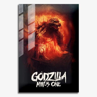 Flex Designs Metal Poster Godzilla Minus One 11 x 17" Home Goods - Movie 2023 Movie Metal Poster