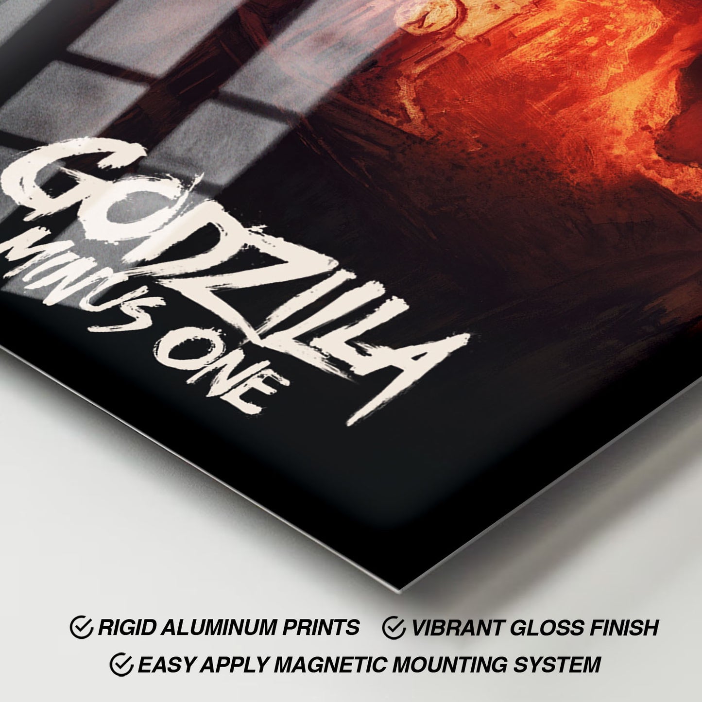 Flex Designs Metal Poster Godzilla Minus One 11 x 17" Home Goods - Movie 2023 Movie Metal Poster