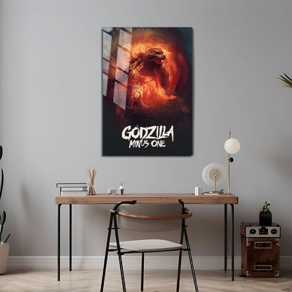 Flex Designs Metal Poster Godzilla Minus One 5 x 7" Home Goods - Movie 2023 Movie Metal Poster