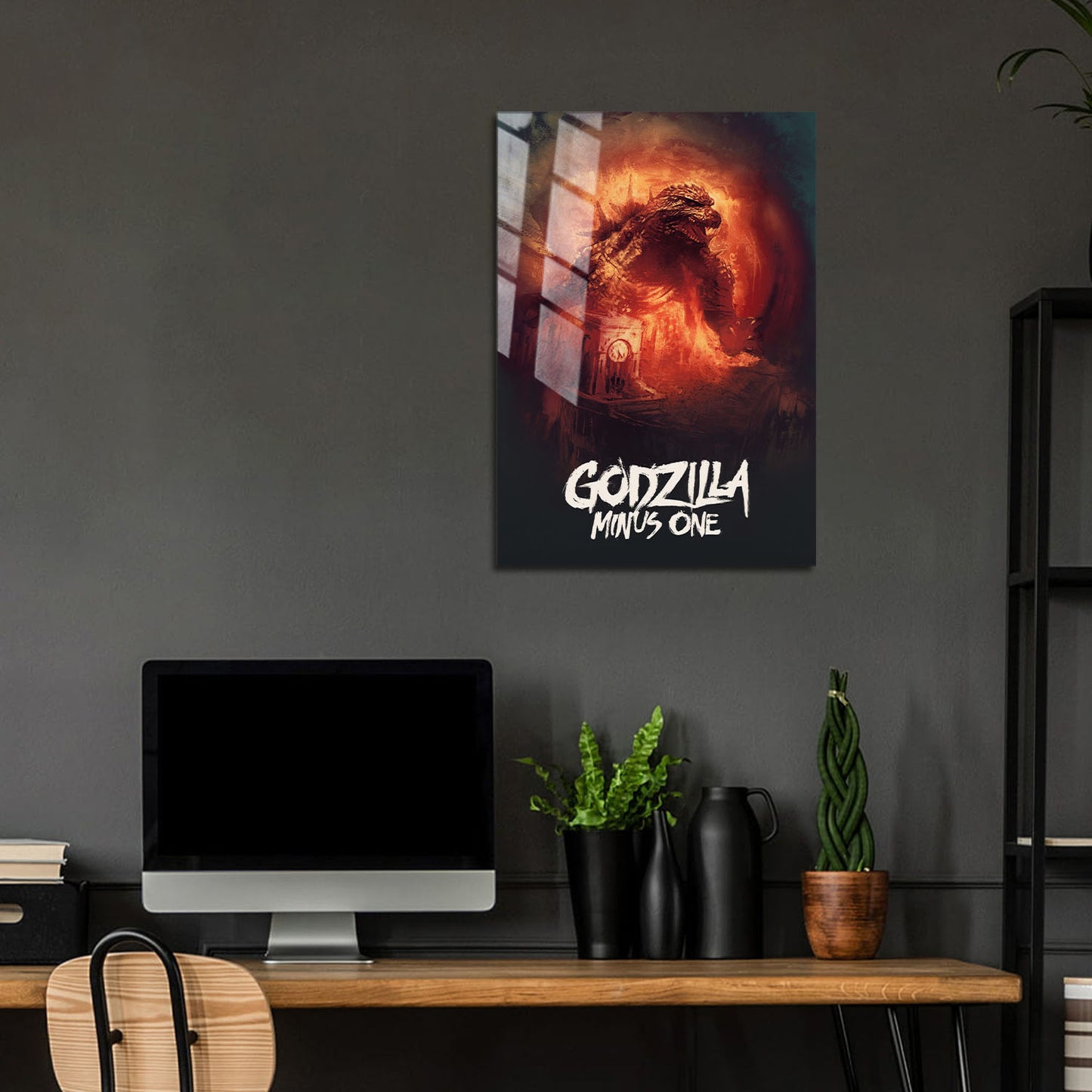 Flex Designs Metal Poster Godzilla Minus One 24 x 36" Home Goods - Movie 2023 Movie Metal Poster