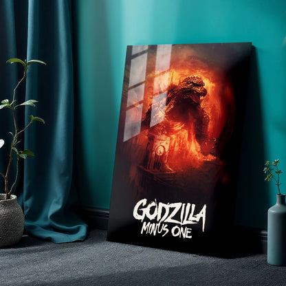 Flex Designs Metal Poster Godzilla Minus One 24 x 36" Home Goods - Movie 2023 Movie Metal Poster