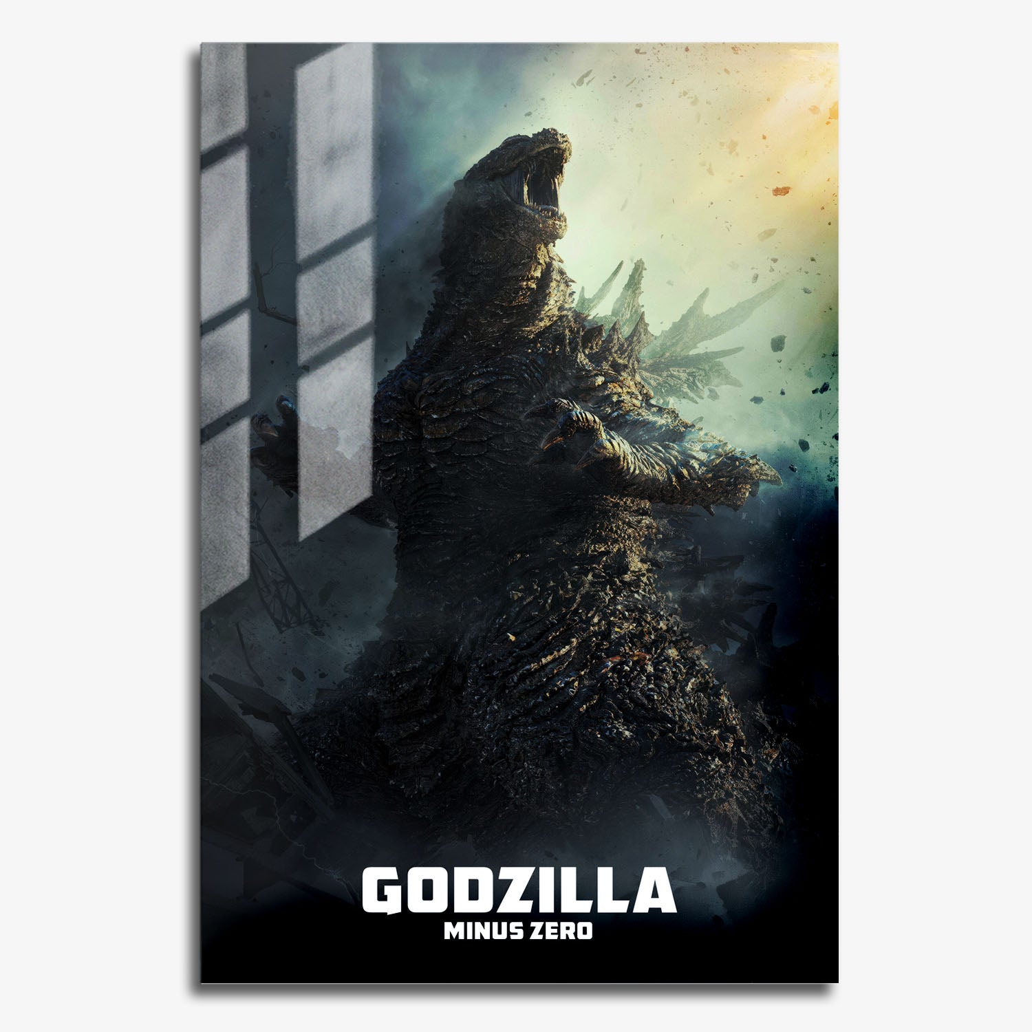 Flex Designs Metal Poster Godzilla Minus Zero Cinematic 11 x 17" Home Goods - Movie 2026 Movie Metal Poster