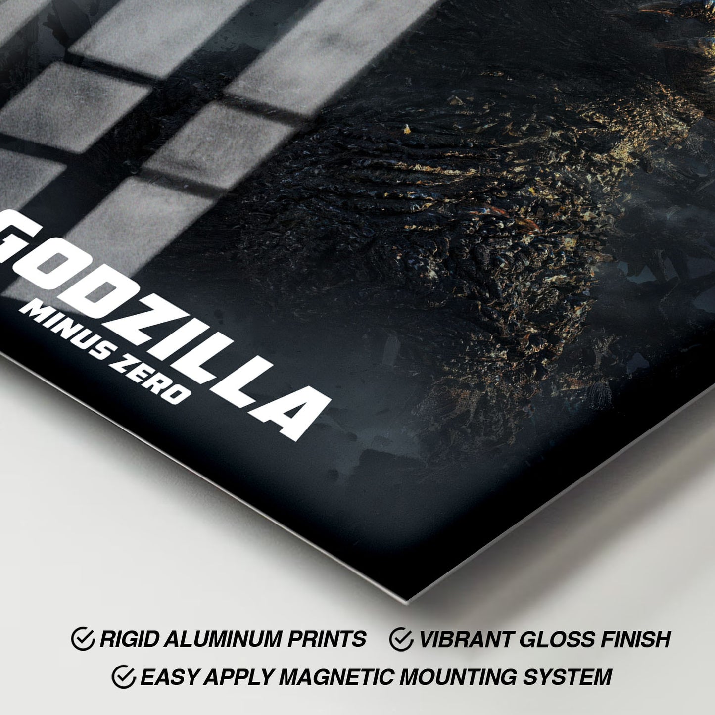 Flex Designs Metal Poster Godzilla Minus Zero Cinematic 11 x 17" Home Goods - Movie 2026 Movie Metal Poster
