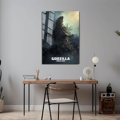 Flex Designs Metal Poster Godzilla Minus Zero Cinematic 5 x 7" Home Goods - Movie 2026 Movie Metal Poster