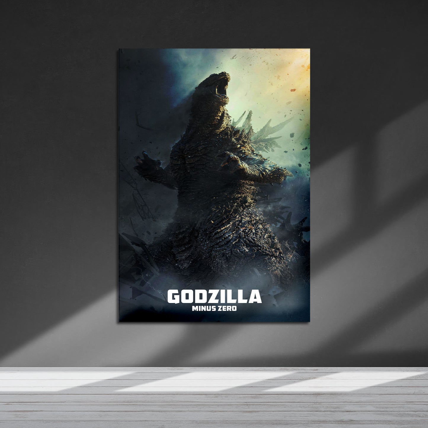 Flex Designs Metal Poster Godzilla Minus Zero Cinematic 5 x 7" Home Goods - Movie 2026 Movie Metal Poster