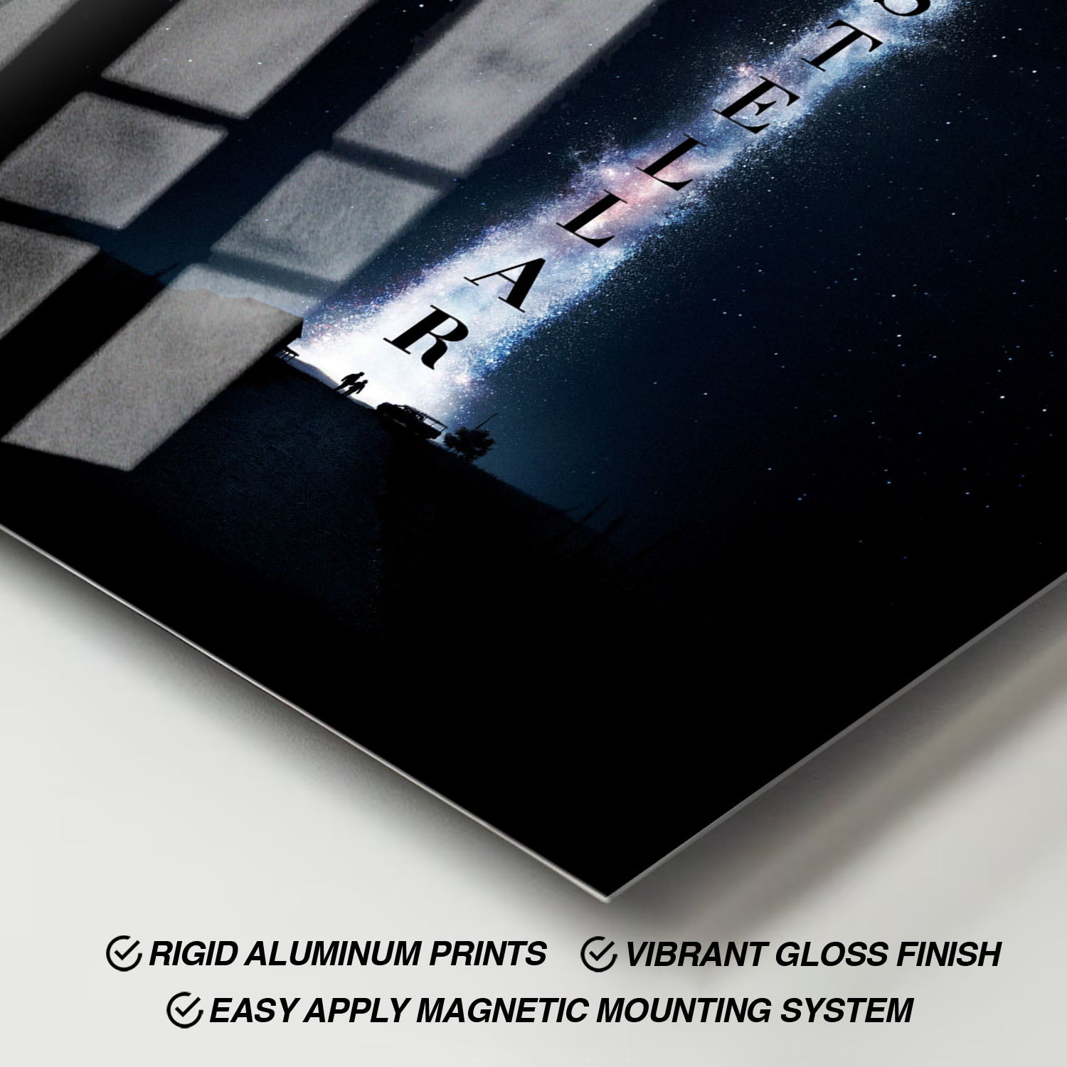 Flex Designs Metal Poster Interstellar Cover 11 x 17" Home Goods - Movie 2014 Movie Metal Poster