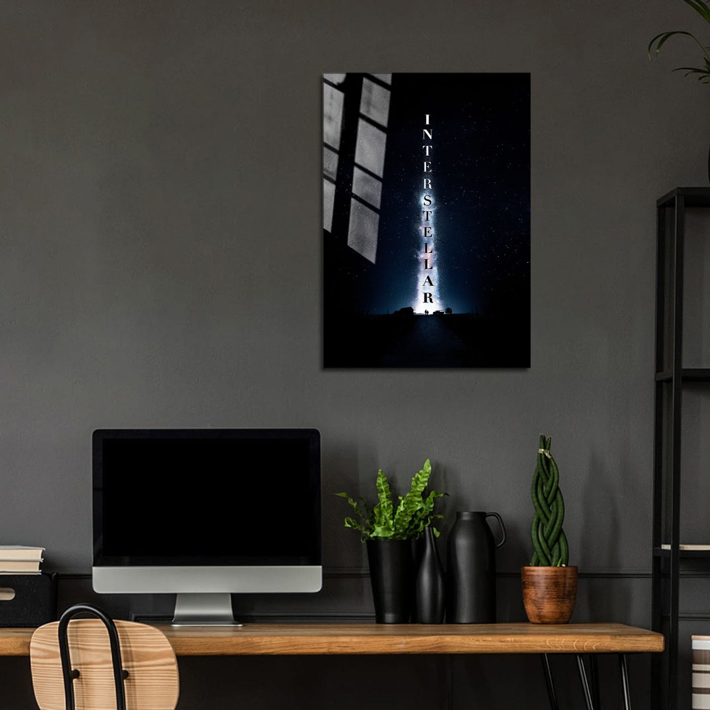 Flex Designs Metal Poster Interstellar Cover 24 x 36" Home Goods - Movie 2014 Movie Metal Poster