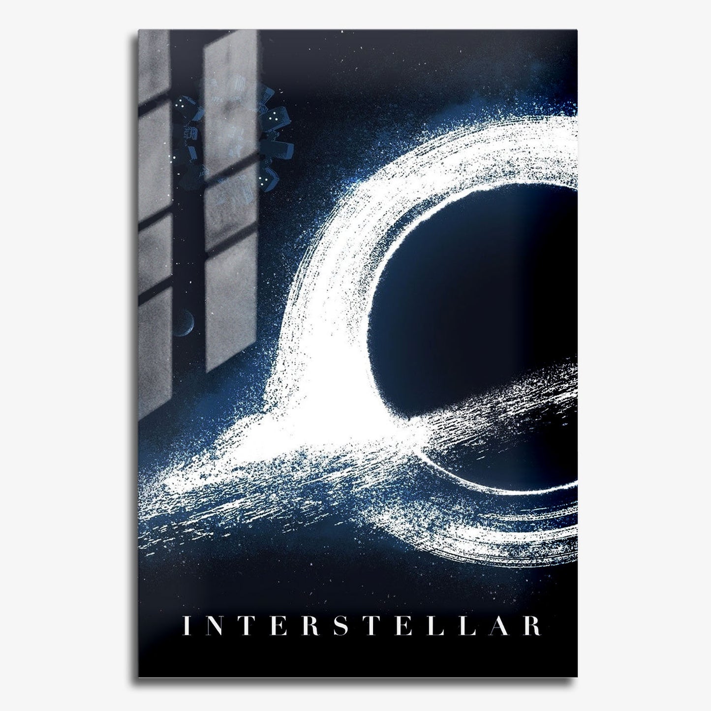 Flex Designs Metal Poster Interstellar Key Art 11 x 17" Home Goods - Movie 2014 Movie Metal Poster