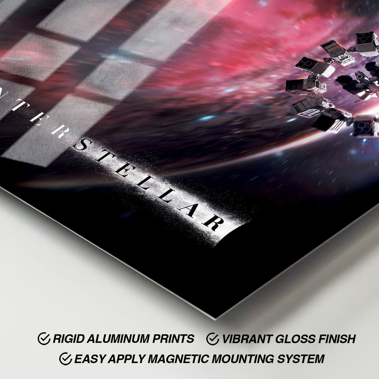 Flex Designs Metal Poster Interstellar Key Visual 11 x 17" Home Goods - Movie 2014 Movie Metal Poster