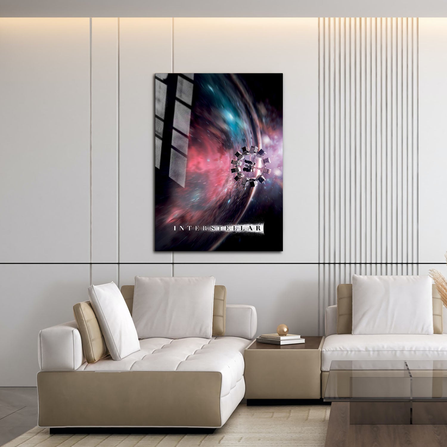 Flex Designs Metal Poster Interstellar Key Visual 16 x 24" Home Goods - Movie 2014 Movie Metal Poster