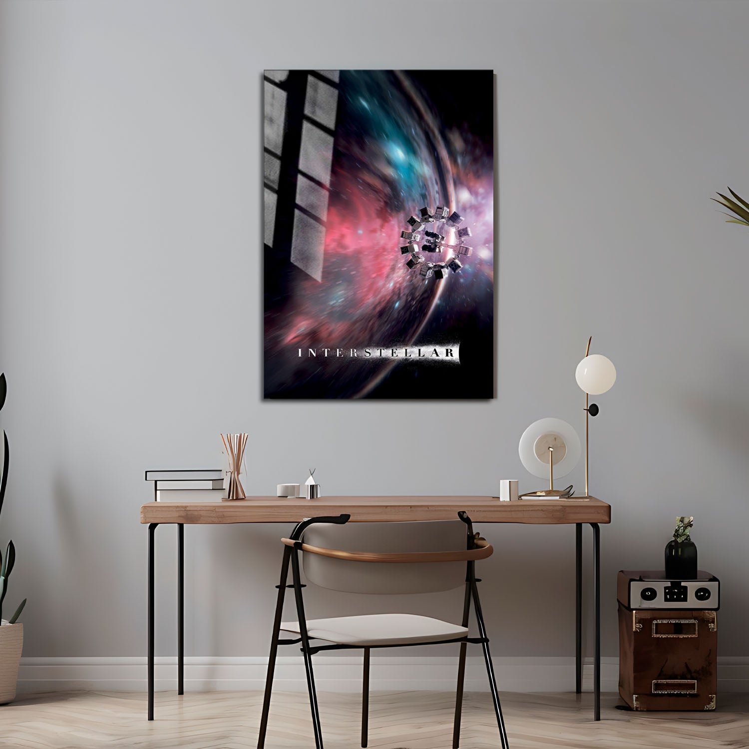 Flex Designs Metal Poster Interstellar Key Visual 5 x 7" Home Goods - Movie 2014 Movie Metal Poster