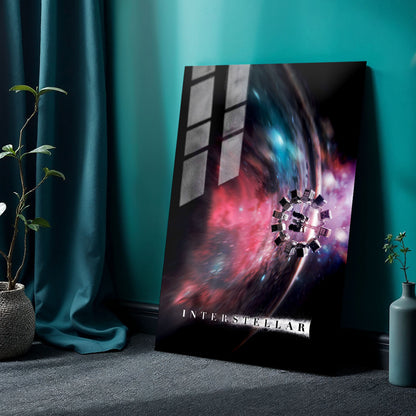 Flex Designs Metal Poster Interstellar Key Visual 24 x 36" Home Goods - Movie 2014 Movie Metal Poster