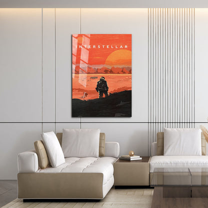 Flex Designs Metal Poster Interstellar World 16 x 24" Home Goods - Movie 2014 Movie Metal Poster