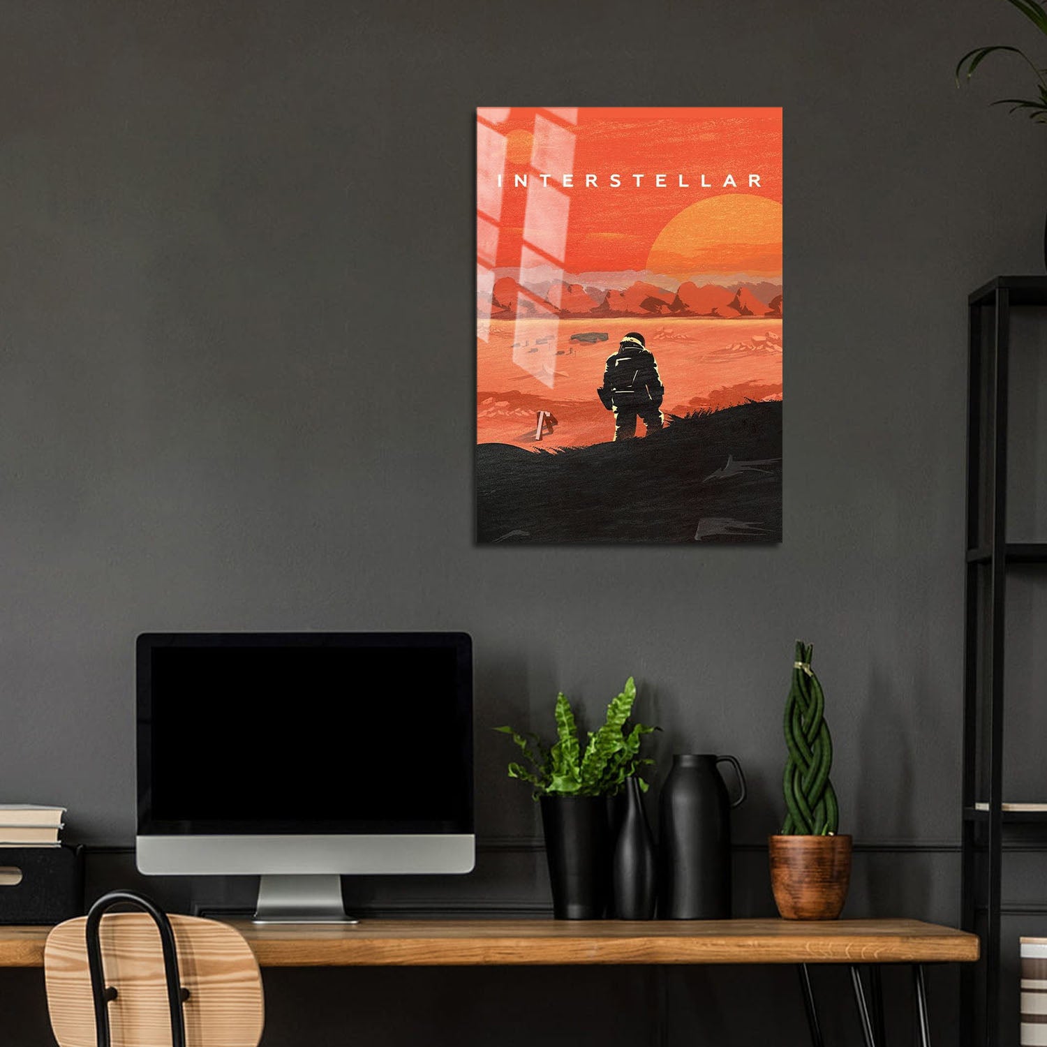 Flex Designs Metal Poster Interstellar World 24 x 36" Home Goods - Movie 2014 Movie Metal Poster