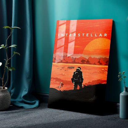 Flex Designs Metal Poster Interstellar World 24 x 36" Home Goods - Movie 2014 Movie Metal Poster