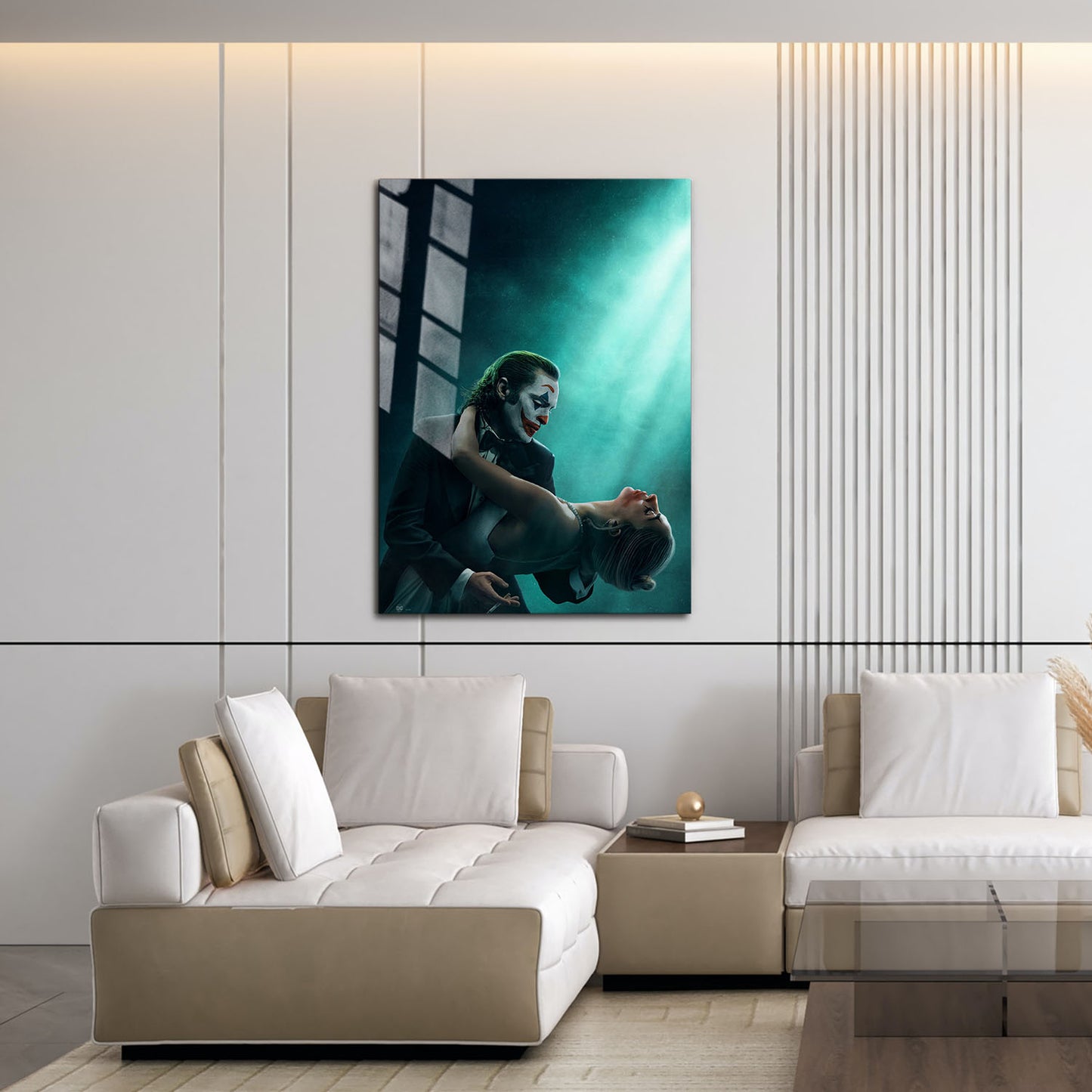 Flex Designs Metal Poster Joker Folie a Deux Key Art 16 x 24" Home Goods - Movie 2024 Movie Metal Poster