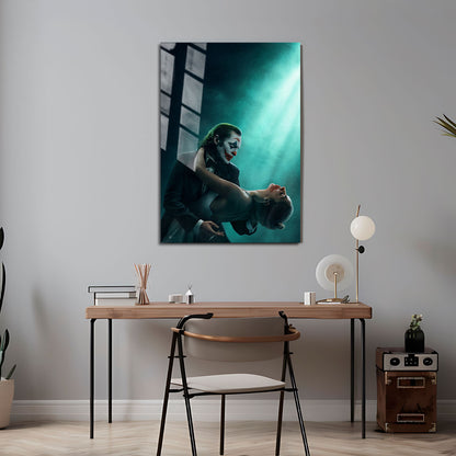 Flex Designs Metal Poster Joker Folie a Deux Key Art 5 x 7" Home Goods - Movie 2024 Movie Metal Poster