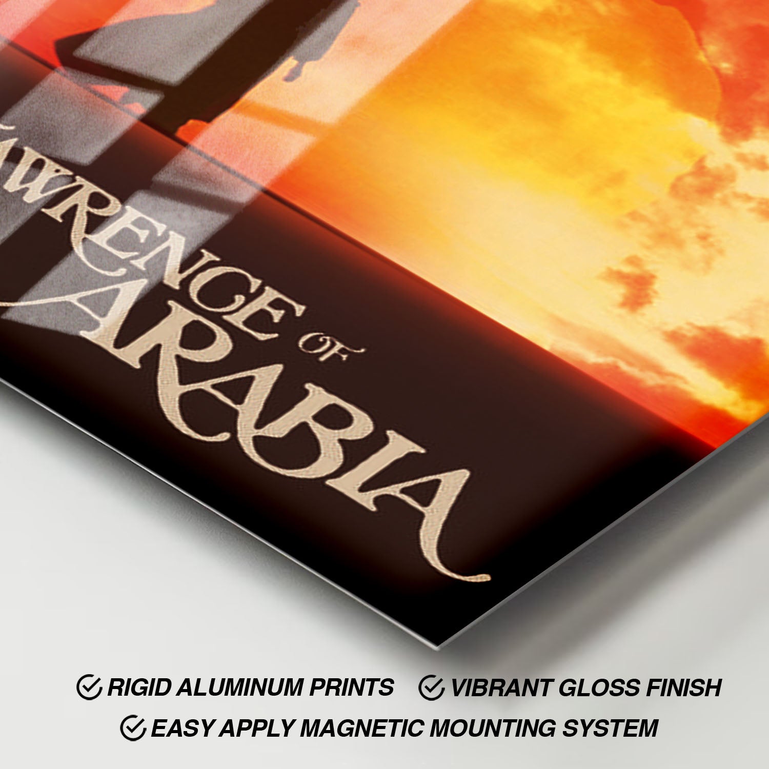 Flex Designs Metal Poster Lawrence of Arabia 11 x 17" Home Goods - Movie 1962 Movie Metal Poster