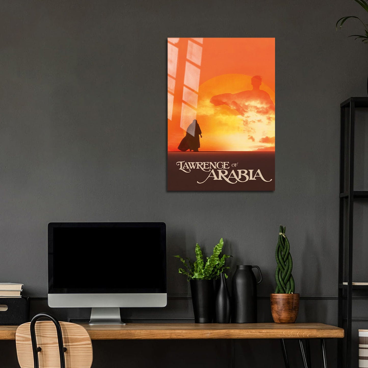 Flex Designs Metal Poster Lawrence of Arabia 24 x 36" Home Goods - Movie 1962 Movie Metal Poster