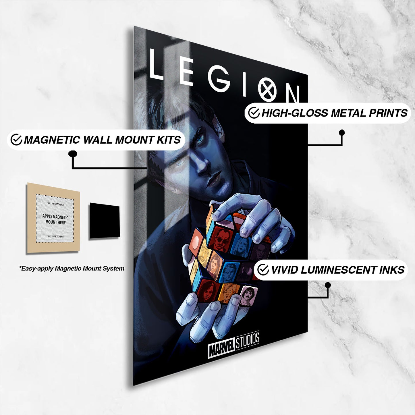 Flex Designs Metal Poster Legion Sketch 16 x 24" Home Goods - TV show 2017 TV show Metal Poster