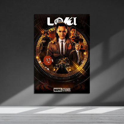 Flex Designs Metal Poster Loki Theatrical 5 x 7" Home Goods - TV show 2021 TV show Metal Poster