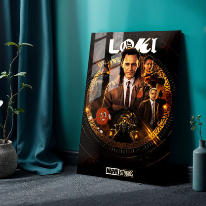 Flex Designs Metal Poster Loki Theatrical 24 x 36" Home Goods - TV show 2021 TV show Metal Poster