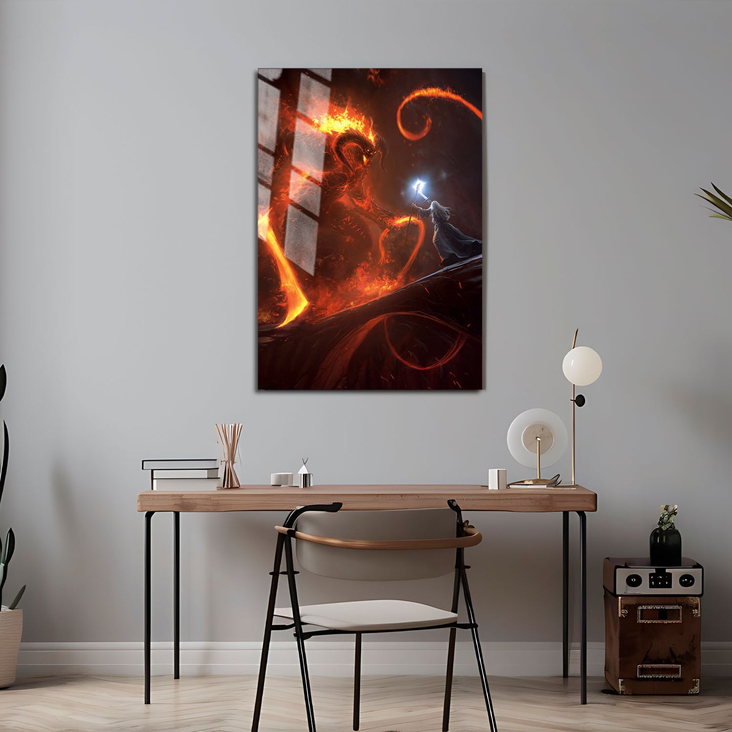 Flex Designs Metal Poster Lord of the Rings You Shall Not Pass 5 x 7" Home Goods - Movie 2001 Movie Metal Poster