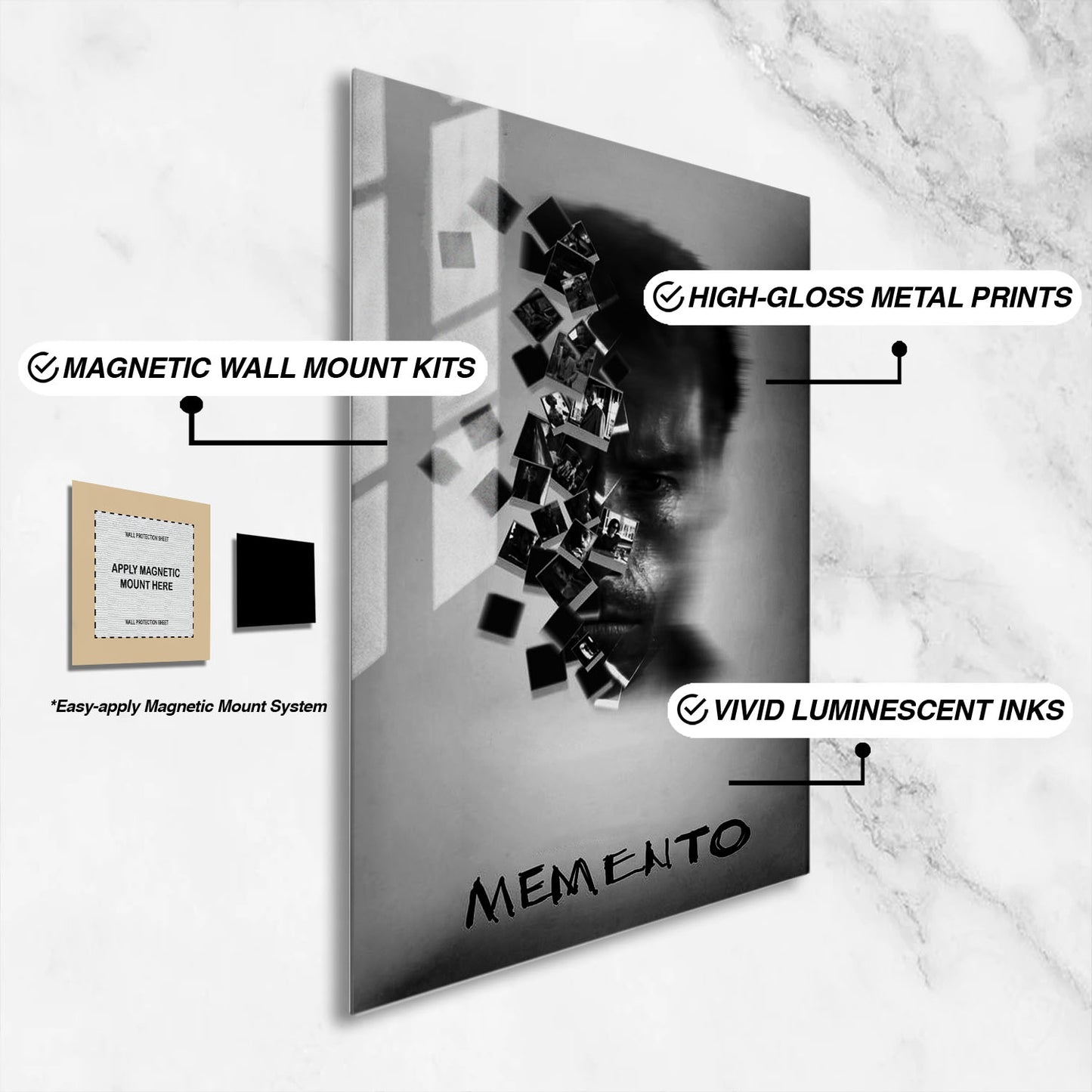 Flex Designs Metal Poster Memento Alternate 16 x 24" Home Goods - Movie 2000 Movie Metal Poster