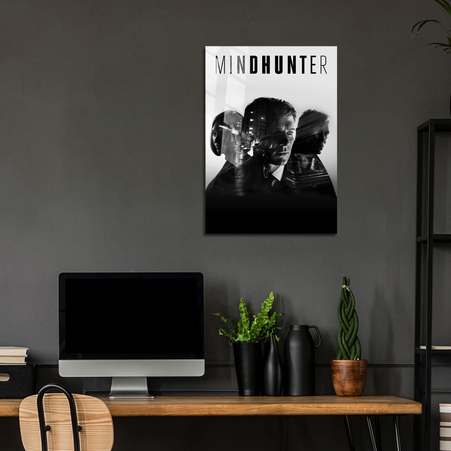 Flex Designs Metal Poster MindHunter Theatrical 24 x 36" Home Goods - TV show 2017 TV show Metal Poster