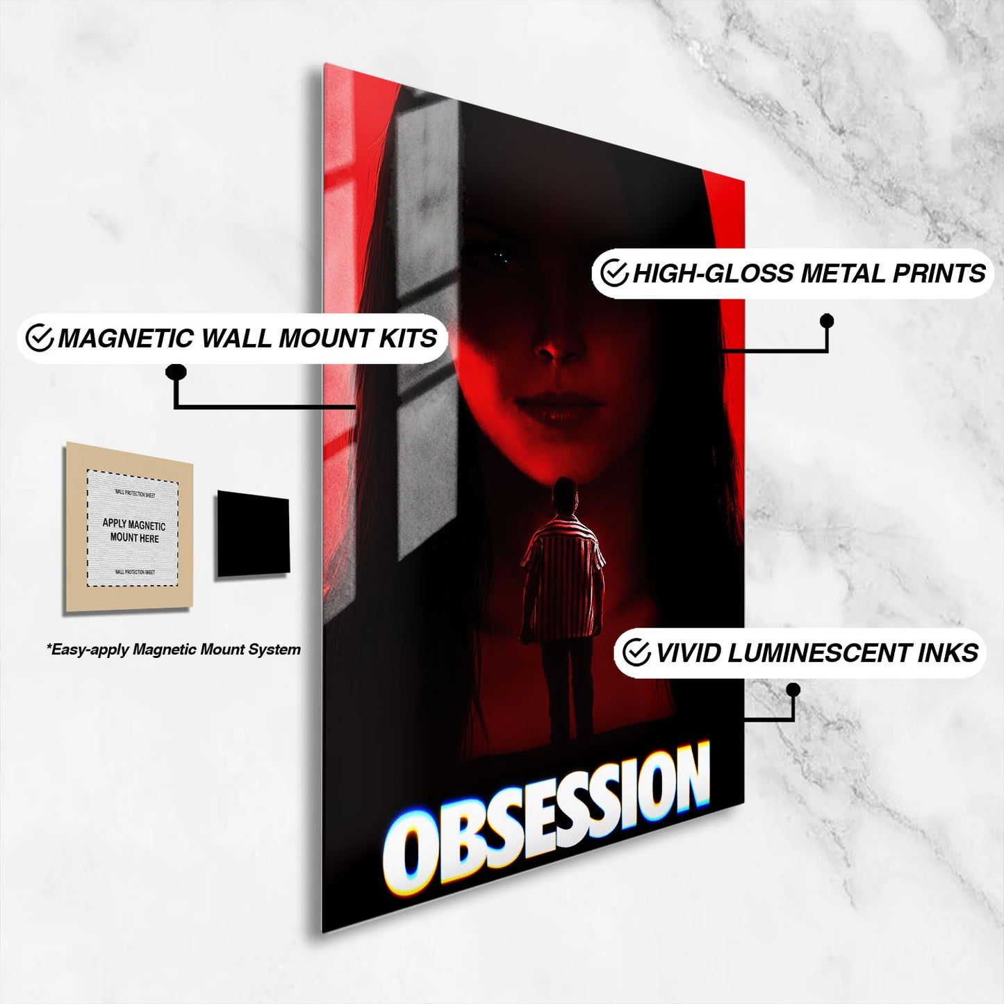 Flex Designs Metal Poster Obsession Alternate 16 x 24" Home Goods - Movie 2026 Movie Metal Poster