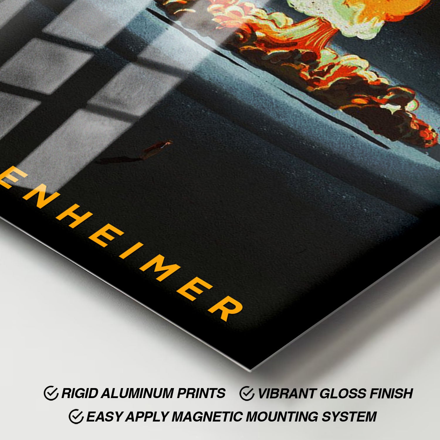 Flex Designs Metal Poster Oppenheimer Trinity 11 x 17" Home Goods - Movie 2023 Movie Metal Poster