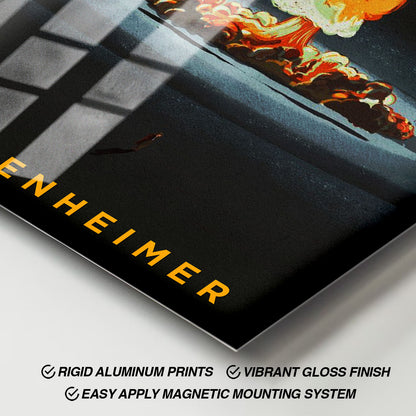Flex Designs Metal Poster Oppenheimer Trinity 11 x 17" Home Goods - Movie 2023 Movie Metal Poster