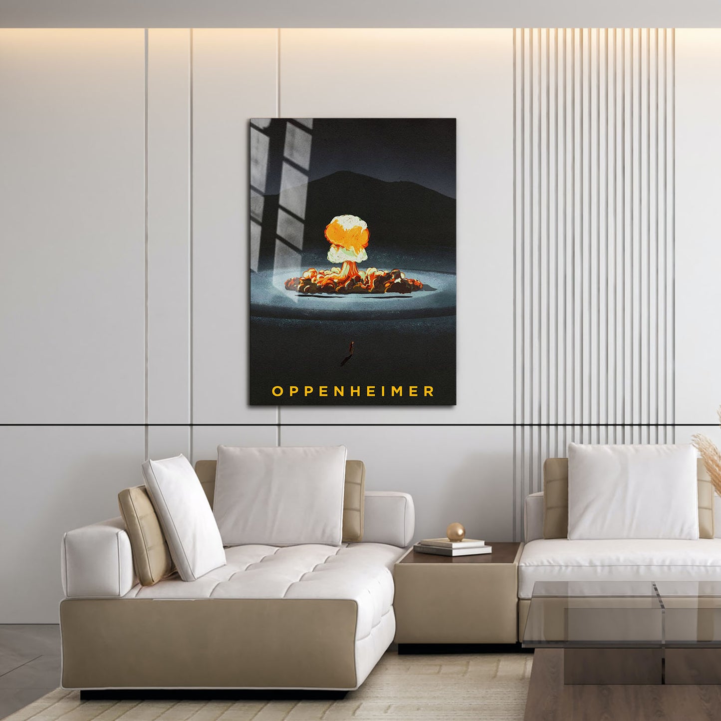 Flex Designs Metal Poster Oppenheimer Trinity 16 x 24" Home Goods - Movie 2023 Movie Metal Poster