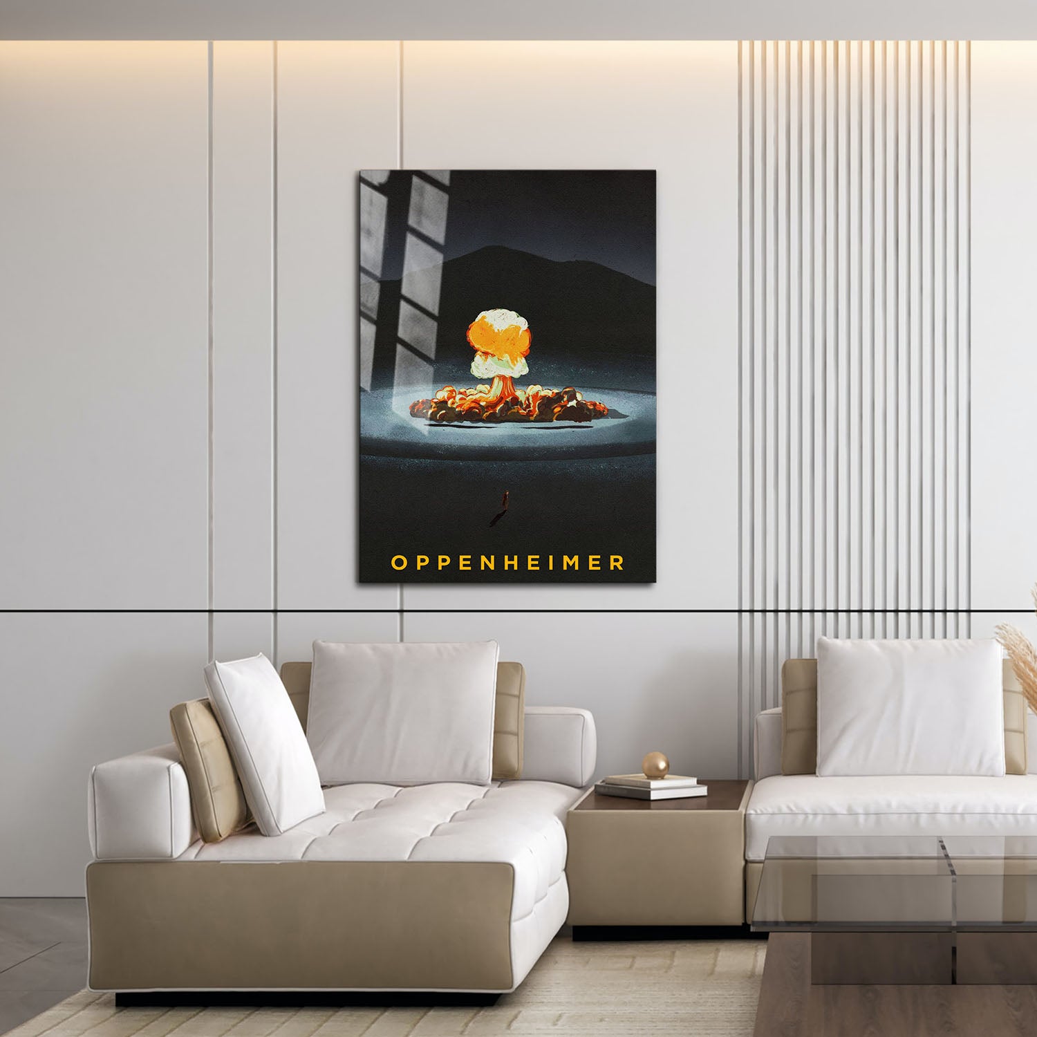 Flex Designs Metal Poster Oppenheimer Trinity 16 x 24" Home Goods - Movie 2023 Movie Metal Poster