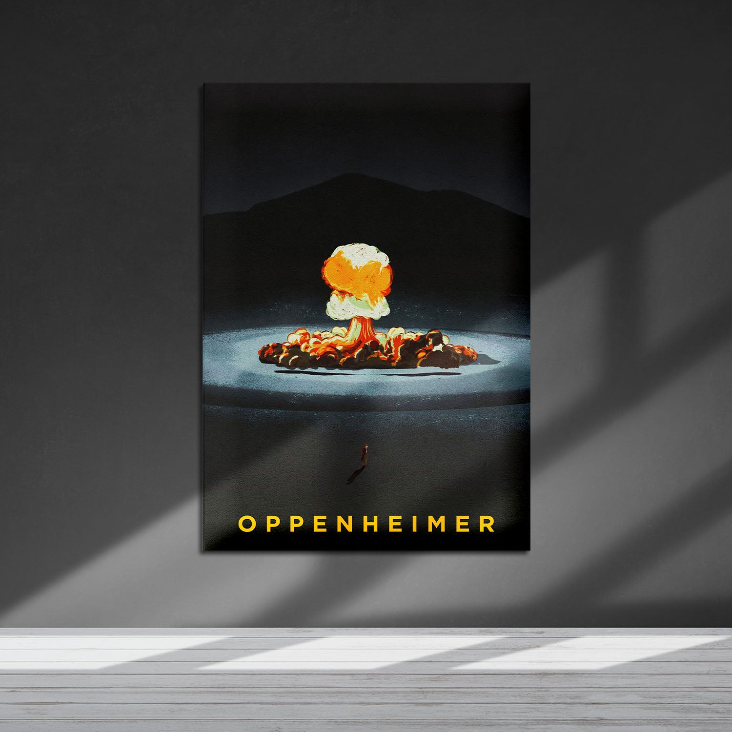 Flex Designs Metal Poster Oppenheimer Trinity 5 x 7" Home Goods - Movie 2023 Movie Metal Poster