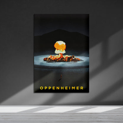 Flex Designs Metal Poster Oppenheimer Trinity 5 x 7" Home Goods - Movie 2023 Movie Metal Poster
