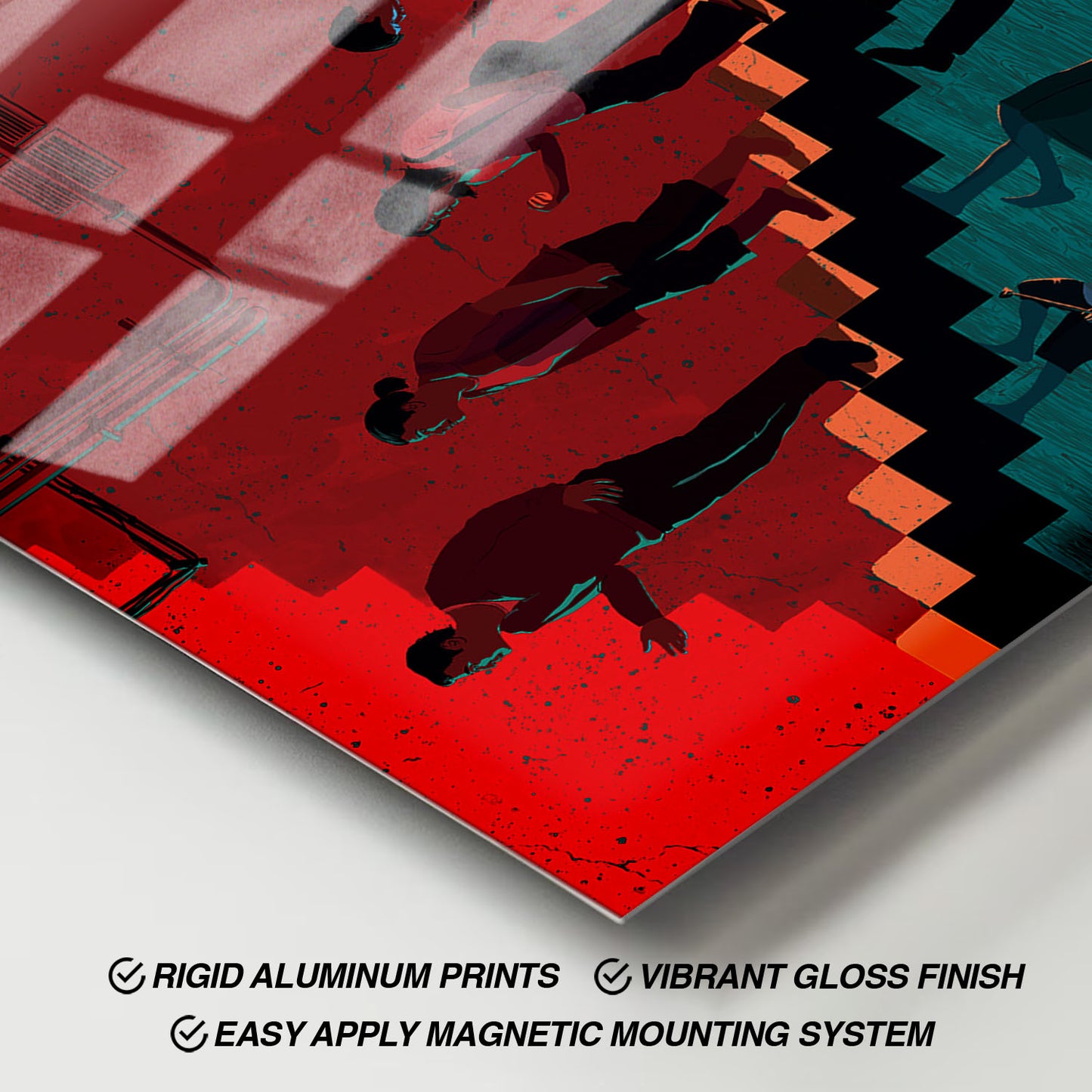 Flex Designs Metal Poster Parasite Cartoon 11 x 17" Home Goods - Movie 2019 Movie Metal Poster