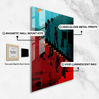 Flex Designs Metal Poster Parasite Cartoon 16 x 24" Home Goods - Movie 2019 Movie Metal Poster