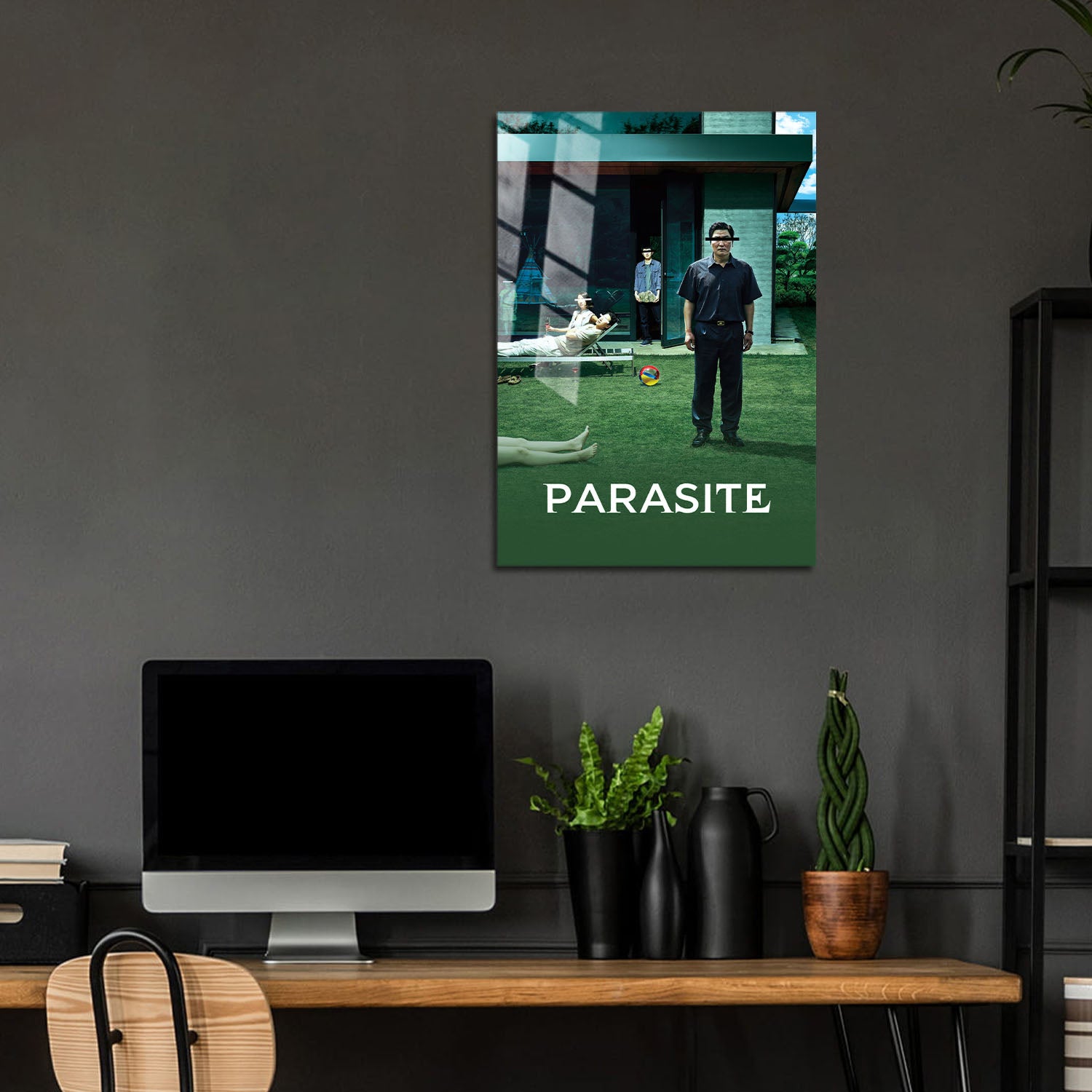 Flex Designs Metal Poster Parasite 24 x 36" Home Goods - Movie 2019 Movie Metal Poster