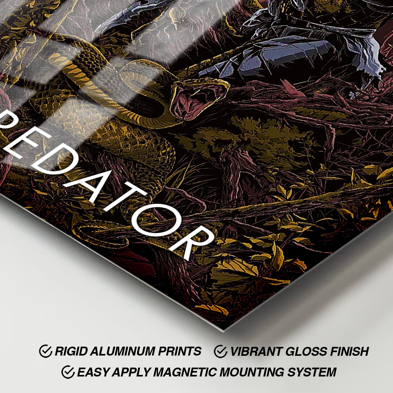 Flex Designs Metal Poster Predator Sketch 11 x 17" Home Goods - Movie 1987 Movie Metal Poster