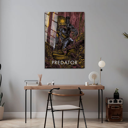Flex Designs Metal Poster Predator Sketch 5 x 7" Home Goods - Movie 1987 Movie Metal Poster